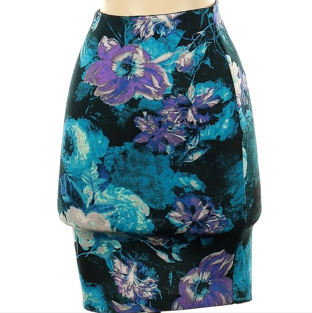 Floral Mini Skirt